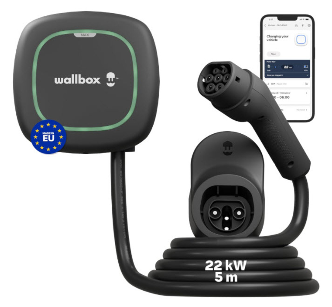 Wallbox Pulsar Max 22kW Akıllı Elektrikli Araç Şarj İstasyonu - Zien Energy